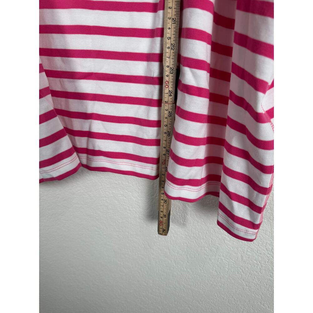 NWT St. John's Bay Classic Boatneck Tee T-shirt Red Stripe Casual Coastal 3X - Picture 10 of 10
